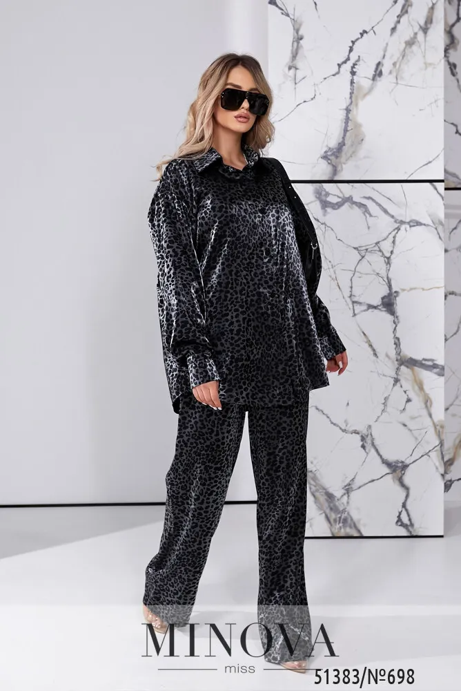 Костюм 698-черный Minova