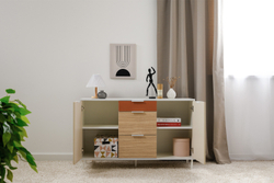 Комод Марвэл 16.234.02, Белый, Сатин, Плэйн, Безмолвная пустыня