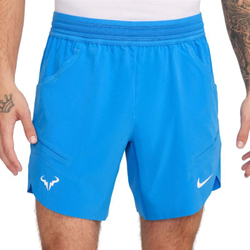 Мужские теннисные шорты Nike Dri-Fit Rafa Short - light photo blue/light lemon twist/white