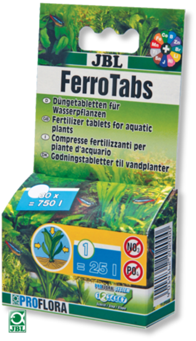 Удобрение для растений JBL Ferrotabs 30табл