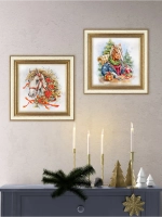 Набор из двух картин "Лошадь - символ 2026 года"