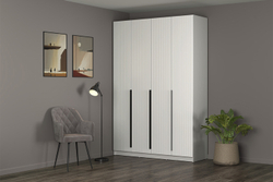 Шкаф для одежды 4-х створчатый Брандо 67.13, Белый