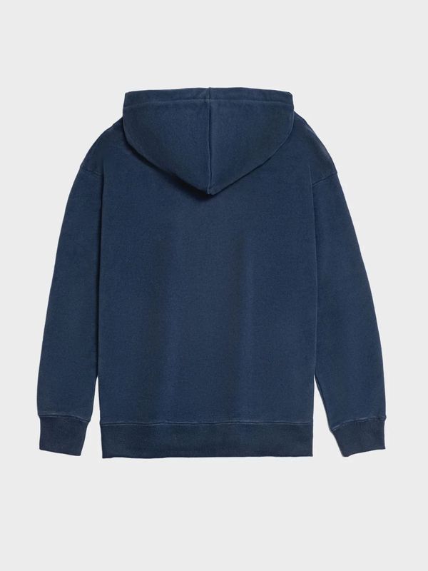 Худи Logo темно-синий - фото 5