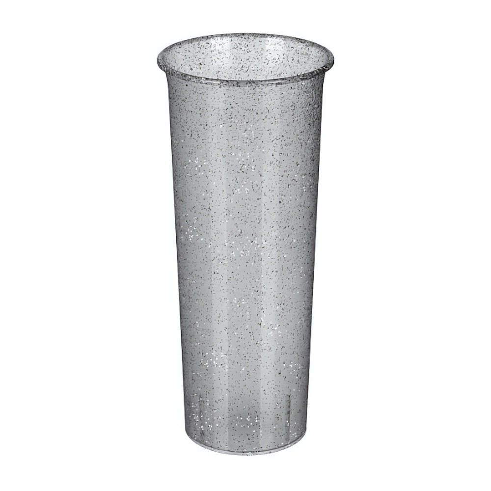 Ваза для цветов D110мм H=26см 1,8л (гранит светло-серый)