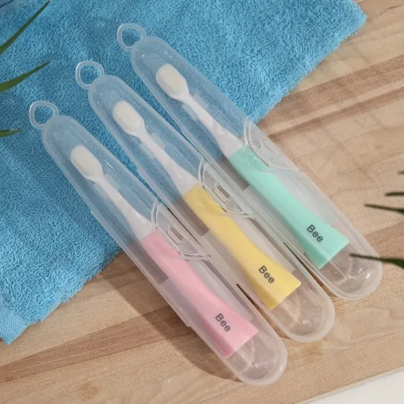 Зубная щётка, детская, 2-9 лет, 10 000 щетинок, ультрамягкая, синяя