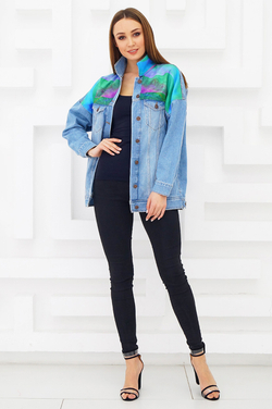LIGVIANNI Джинсовая куртка Denim Jacket Lion