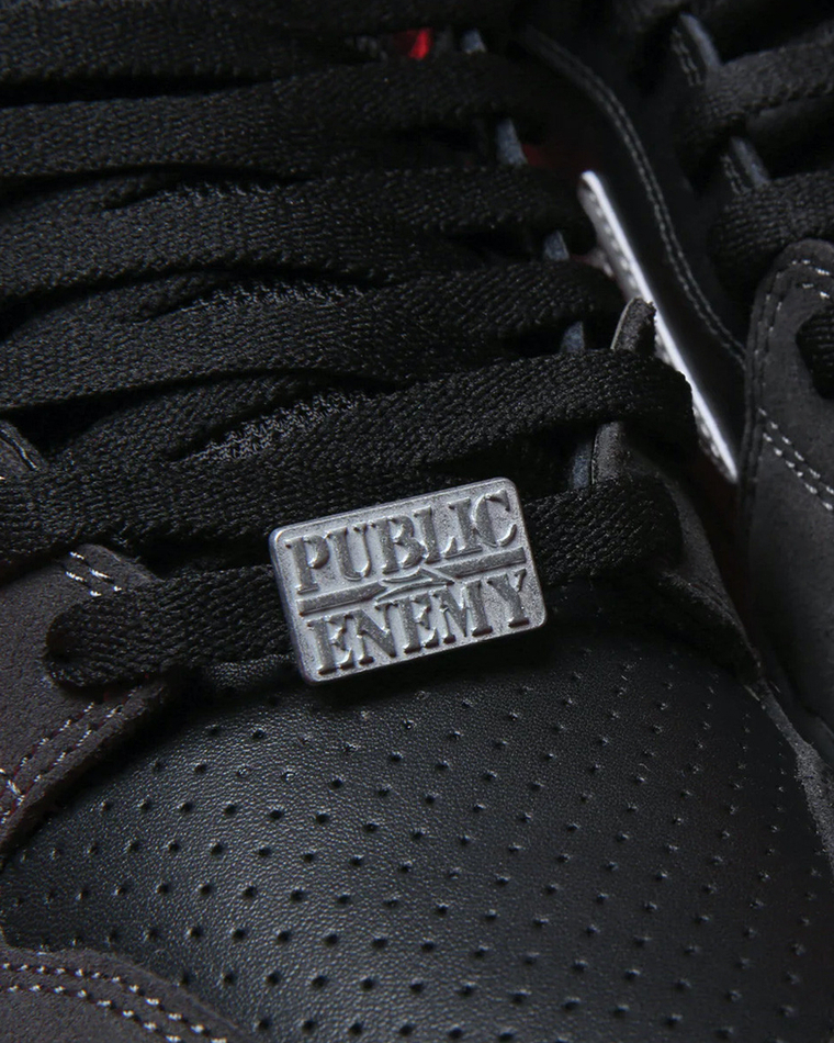 Кеды Lakai Telford Low: Public Enemy Black/Charcoal Suede (EG)