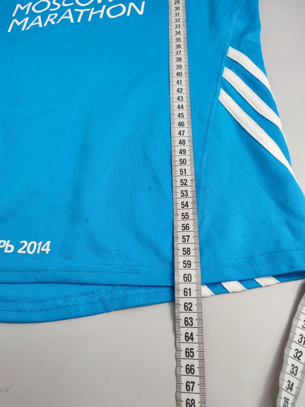 Футболка Adidas голубая 42 размер