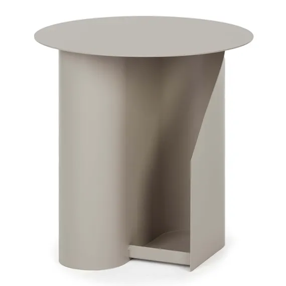 Кофейный стол Lymi диаметр 45 серый