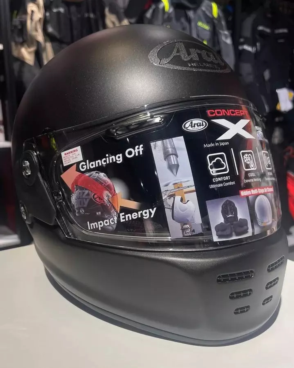 Мотошлем Arai Concept-X чёрный матовый