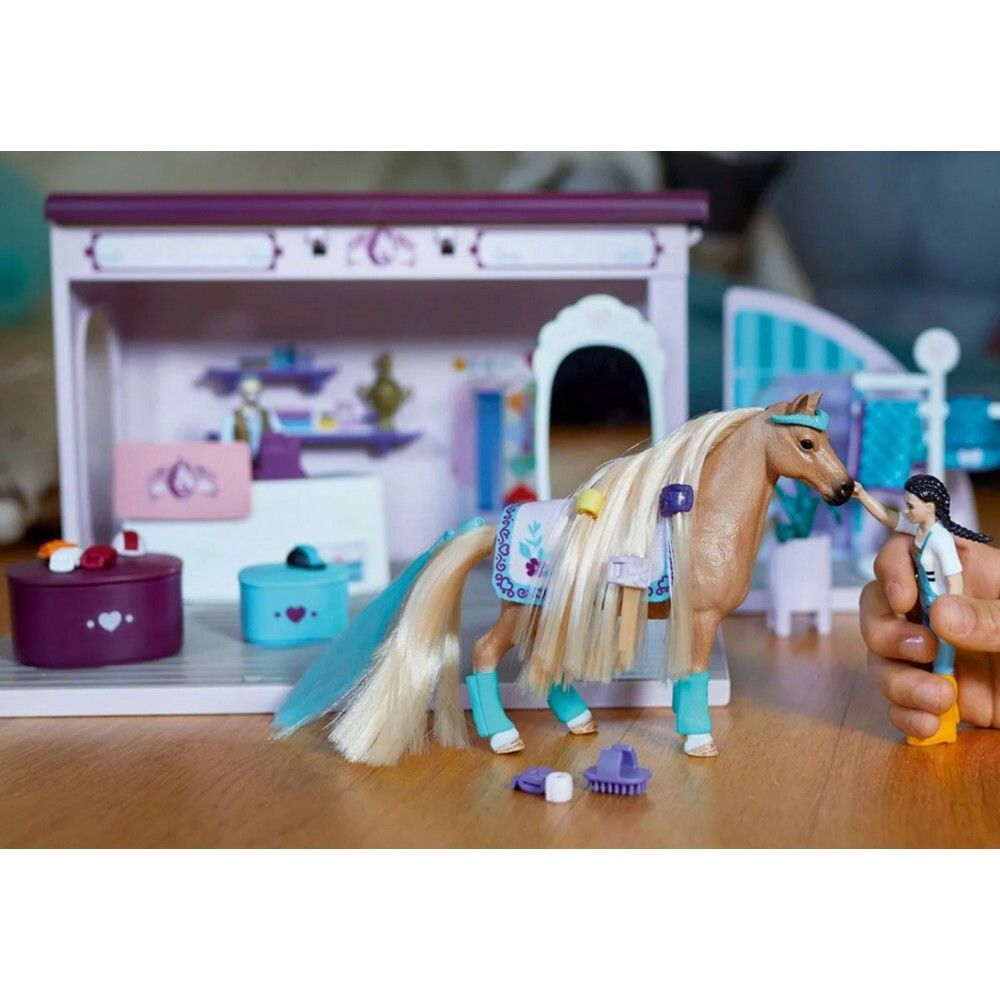 Schleich - Софийские красавицы Складной магазин Лошадиный бутик с волосами 42587 / артикул   42587  / GTIN 4059433574448