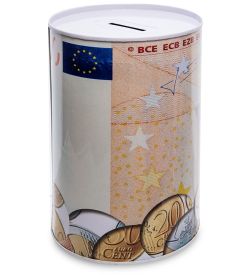 BX- 44/3 Металлическая копилка бол. «Евро»