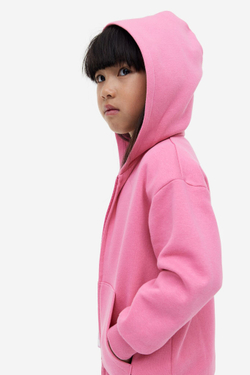 H&M Толстовка на молнии, цвет фуксии