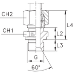 Штуцер FB DL15 BSP 1/2" (в сборе)