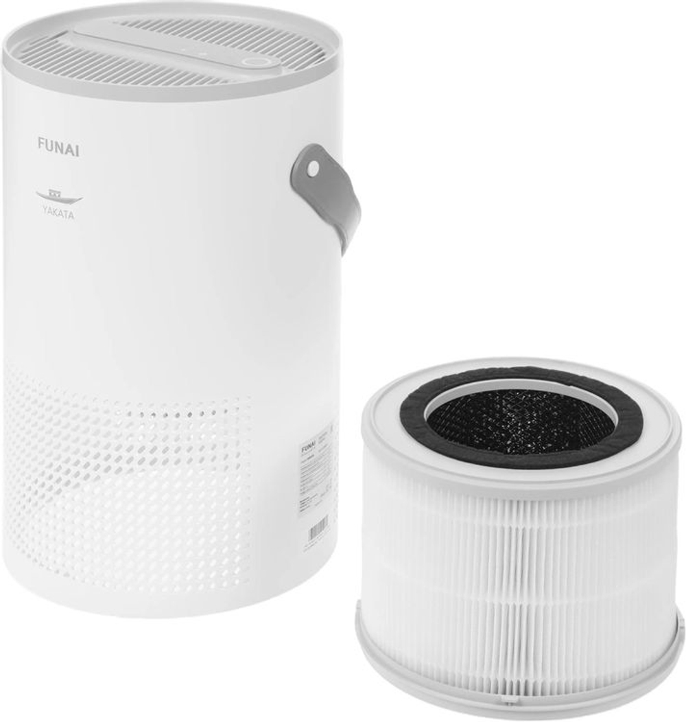Воздухоочиститель Funai Yakata Hap-Y230S01E,  до 30м2,  с ионизацией, белый/серый