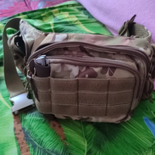 Тактическая военная сумка поясная через плечо Мультикам