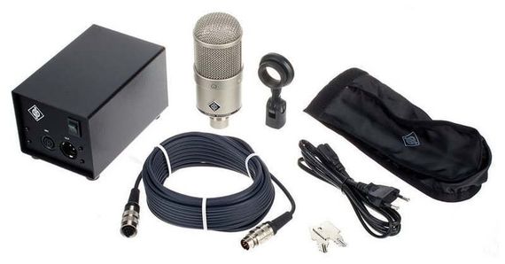 Neumann M 147 Tube Condenser Microphone Nickel - Вокальный микрофон