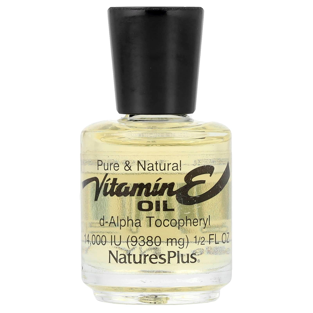 NaturesPlus, масло с витамином E, 1/2 жидк. унции