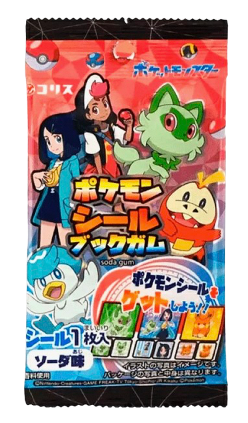 Резинка жевательная Coris Pokemon с коллекционными наклейками