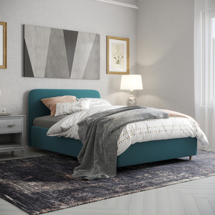 Двуспальная кровать с подъемным механизмом Абстракт, 120х190