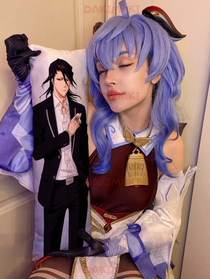 Мини дакимакура Бьякуя Кучики из Блич арт. M0504, 60х20 см