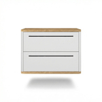 Тумба прикроватная подвесная ROYAL 5202 эко (Дуб Кантри-р.черная)