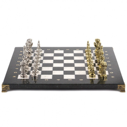 Шахматы "Рыцари" 36х36 см мрамор G 120723