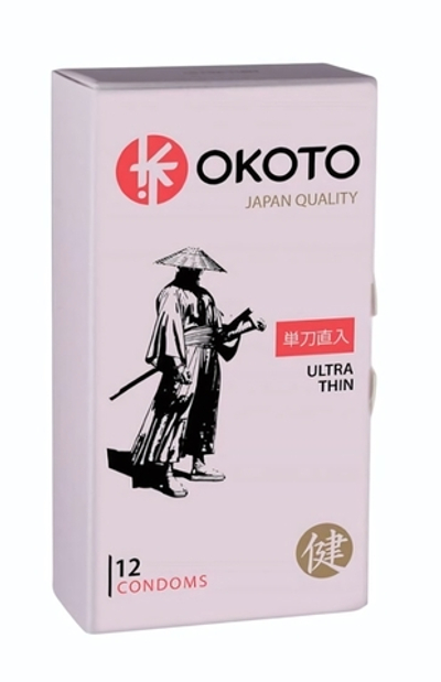 Тонкие презервативы OKOTO Ultra Thin - 12 шт.