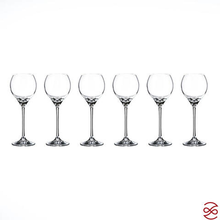 Набор бокалов для вина Crystalite Bohemia Carduelis/Cecilia 240 мл (6 шт)