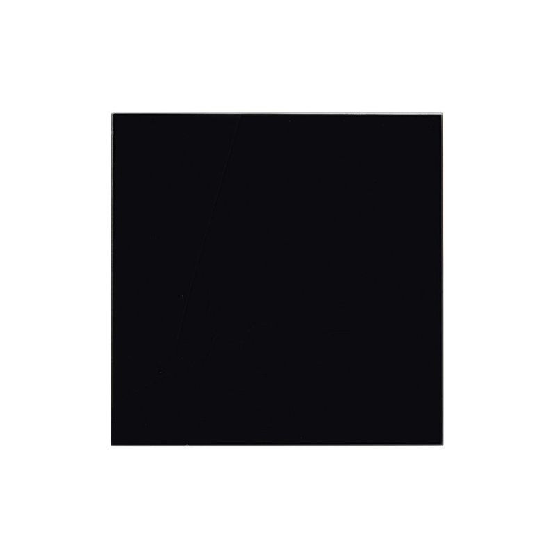 Вытяжной сверхмощный вентилятор ММ-Р 06 стекло квадрат 169 м³/час с обратным клапаном черный глянец