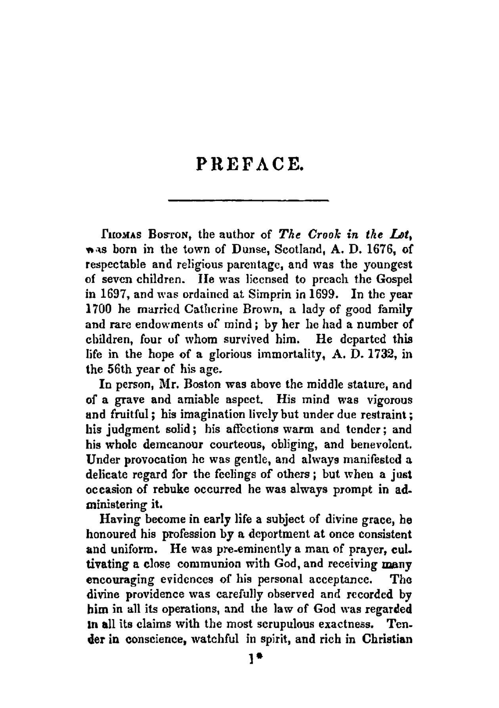 The crook in the lot | Thomas Boston