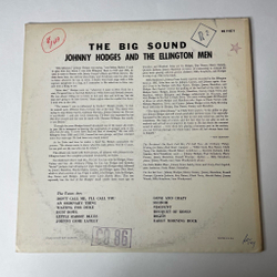 Винтажная виниловая пластинка LP Johnny Hodges And The Ellington Men The Big Sound (USA 1960)