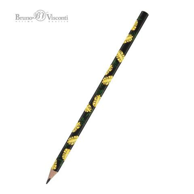 Карандаш ч/г НВ "HappyGraphix. Fresh & fruity. Ананас" (Bruno Visconti)