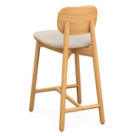 Стул полубарный с обивкой LATITUDE Saga, рогожка, бежевый