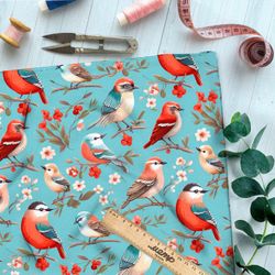 Ткань премиум мембрана пернатое разнообразие