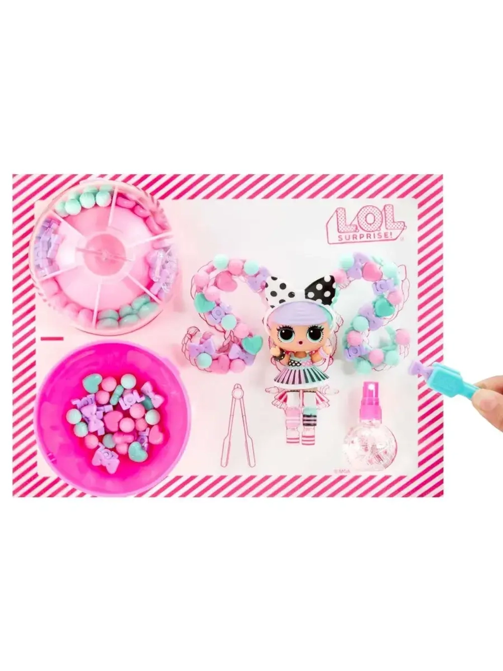 Кукла Лол Сюрприз в шаре Lol Hair Beads оригинал