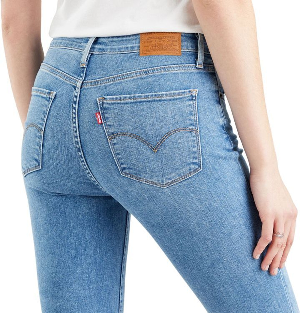 Джинсы Levis 721 Levi's Original HIGH RISE SKINNY DONT BE EXTRA голубой