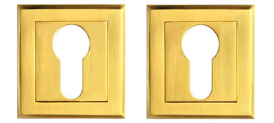 Накладка-квадро на цилиндр (Матовое золото)