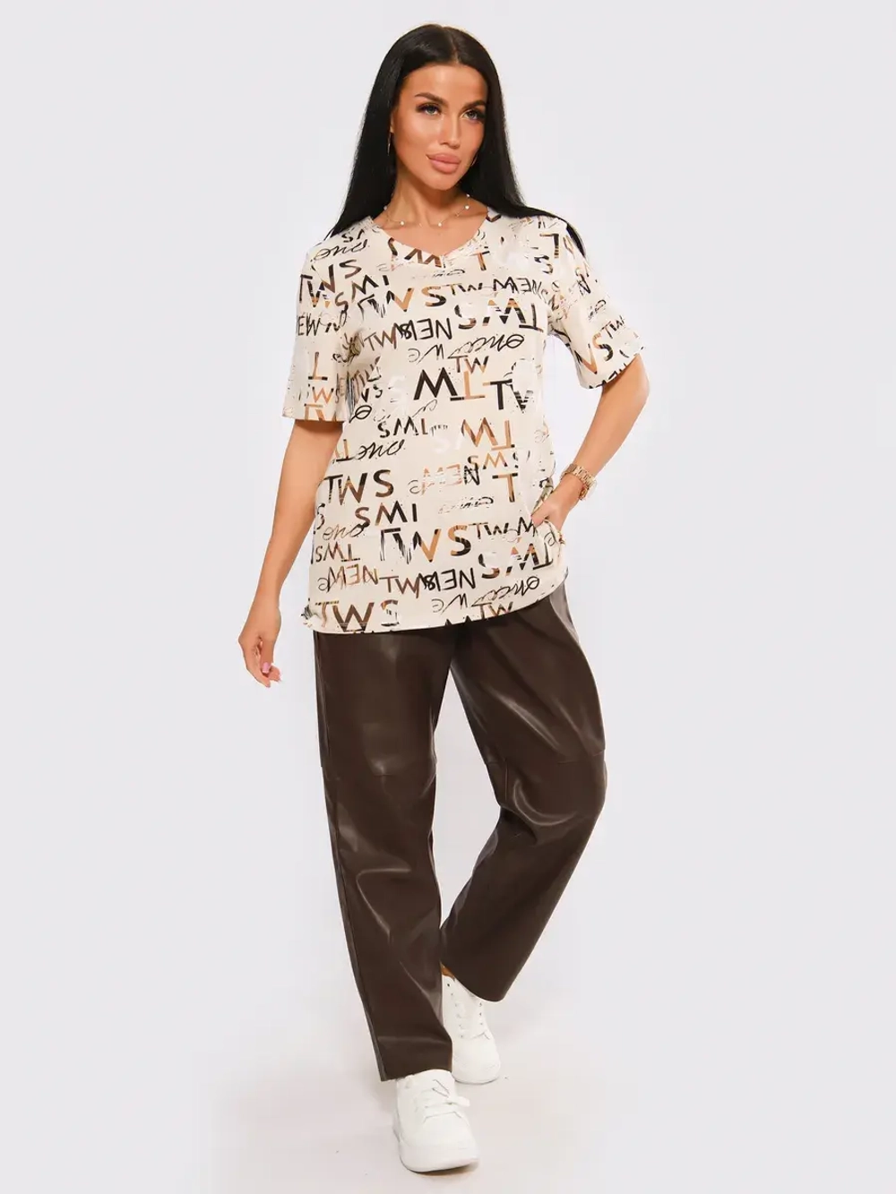 Футболка женская большие размеры