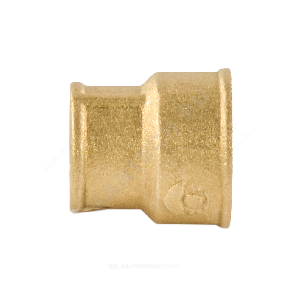Муфта латунь переходная Ду 50х40 (2"х1 1/2") ВР/ВР VALFEX VF.240.L.200.112