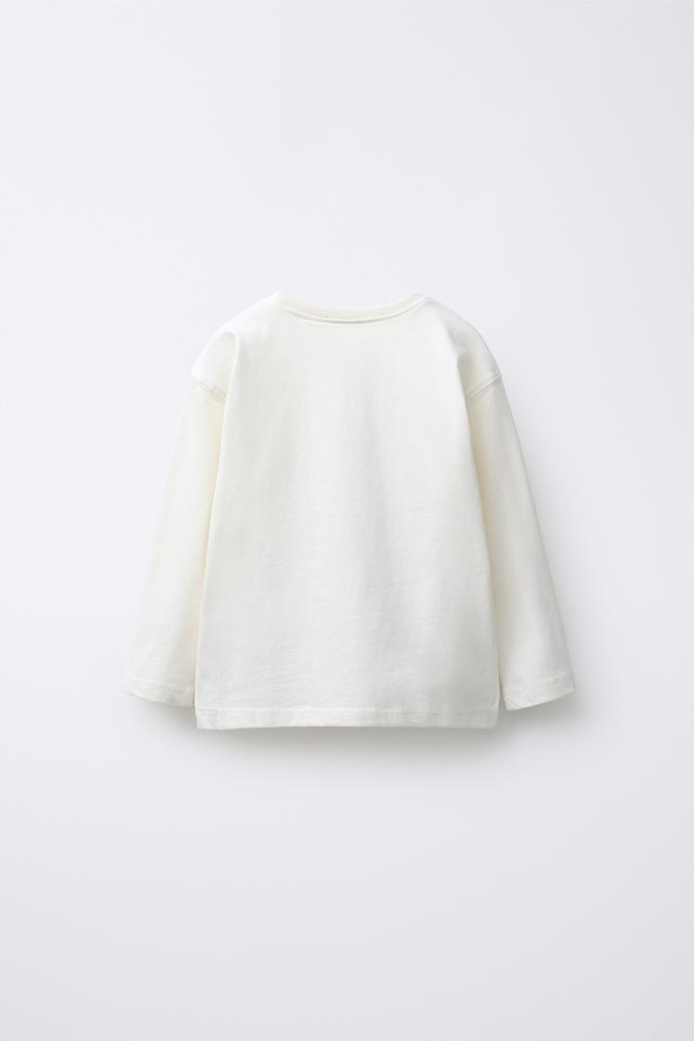 ZARA ФУТБОЛКА С АКВАРЕЛЬНЫМ ПРИНТОМ БАНТИК, КРАСНЫЙ