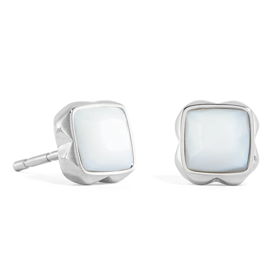 Серьги Coeur de Lion White quartz (April) 1300/21-1400