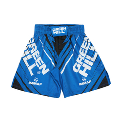 MMI-4022w Шорты MMA SHORT IMMAF approved женские черно-синие