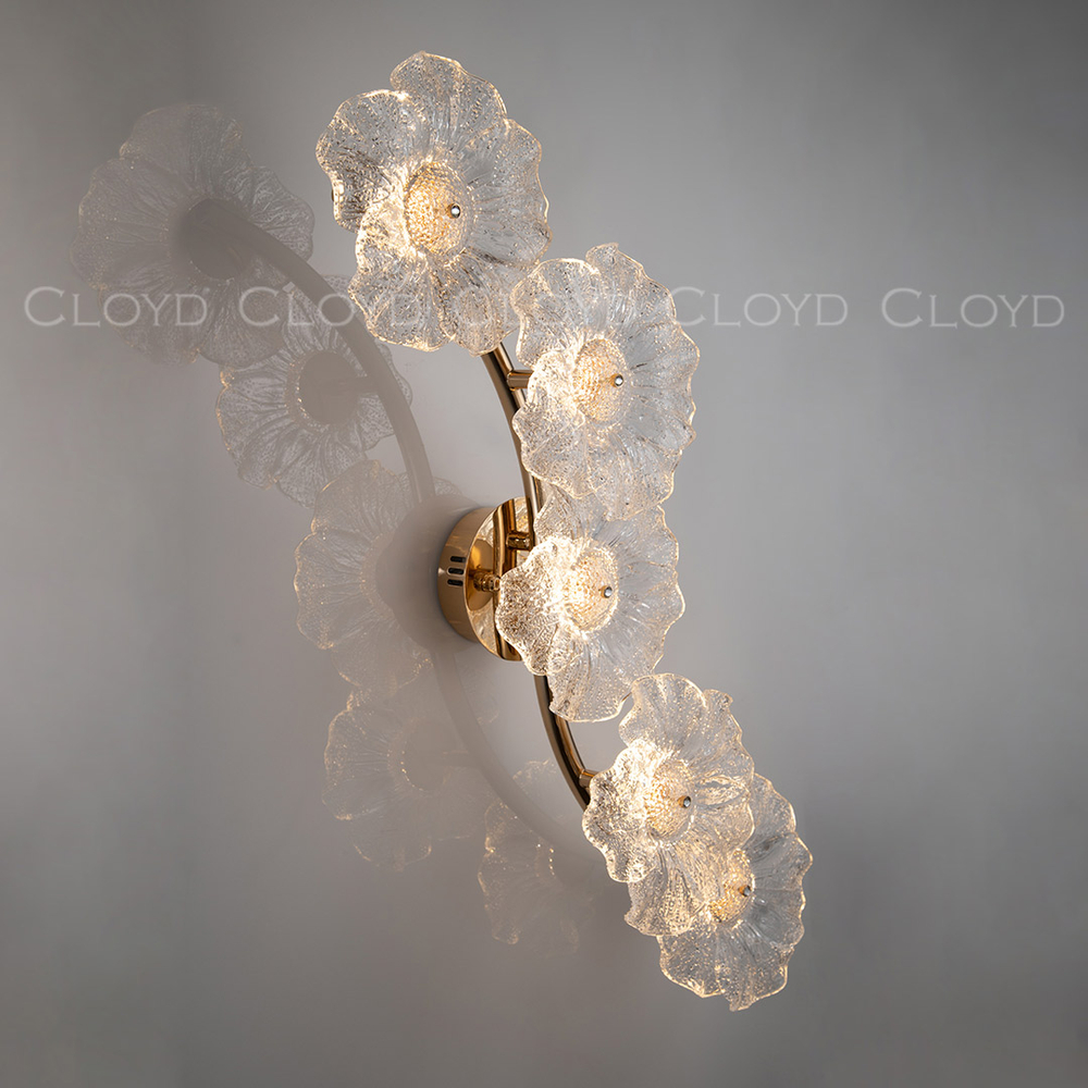 Бра Cloyd SHAMBALA-B W5 / выс. 72 см - золото (арт.20396)