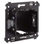 Вывод кабеля из стены "Avanti", "Черный матовый"