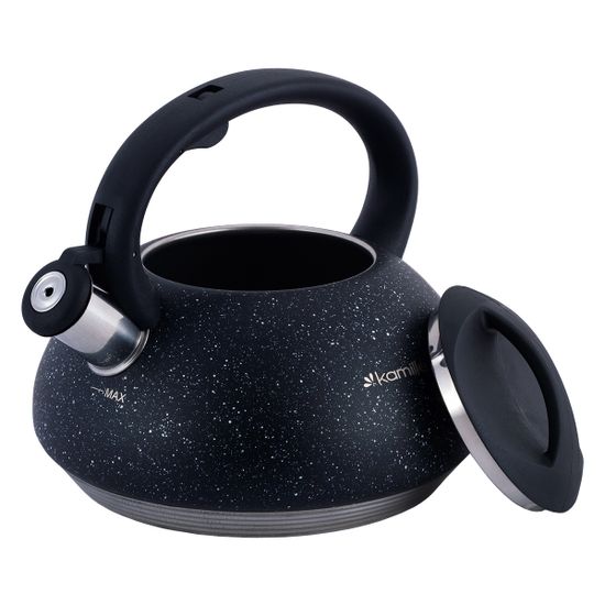 Чайник 3 л. из нержавеющей стали со свистком Kamille KM-0855