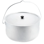 Котелок Следопыт Костровой PF-CWS-P120 8л Цилиндрический Алюм.
