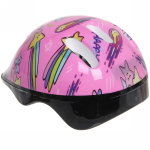 Коньки роликовые раздвижные Happy Star 668AT в наборе: шлем, защита, размер S (29-33), розовый