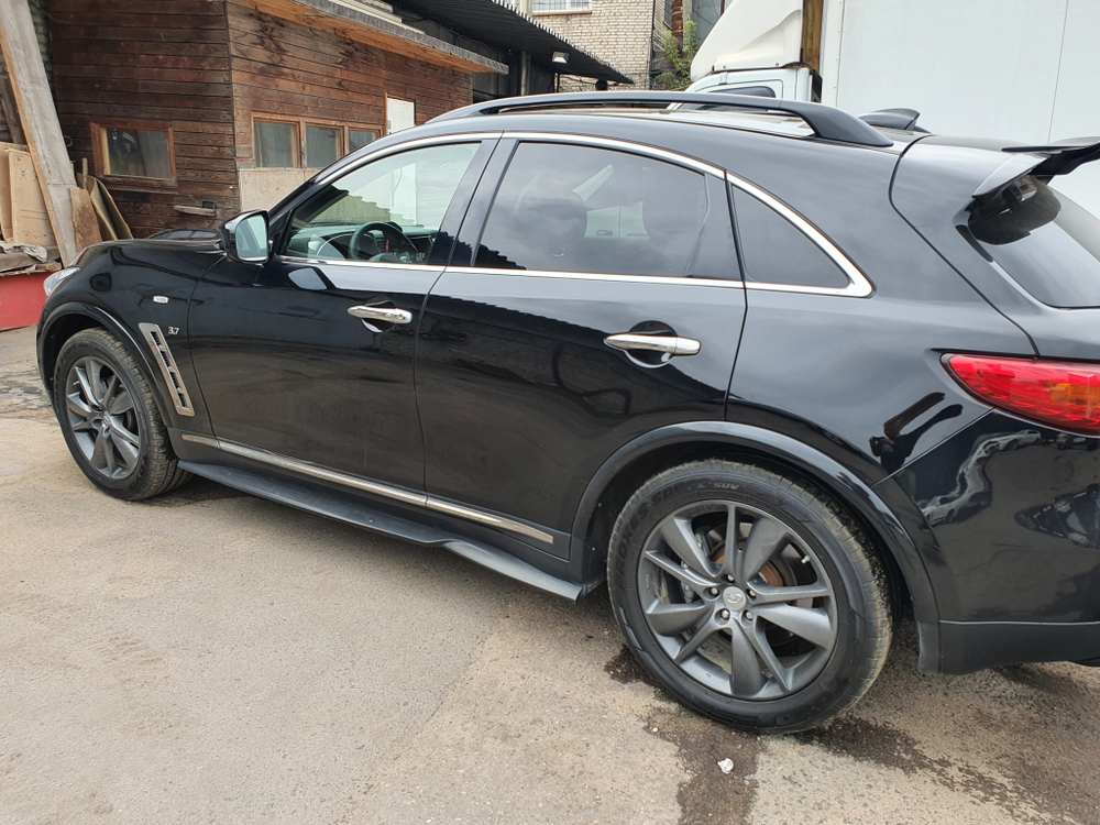 Сплиттеры боковые Infiniti QX70 FX37 FX50 FX30d