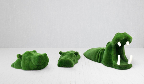 Топиари Бегемот малый на воде